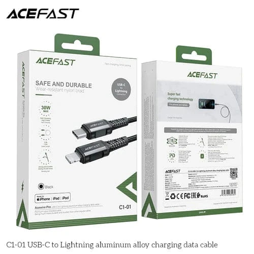 Acefast USB Charging Cable Super Durable Premium Data Cable(Apple MFI Certified)