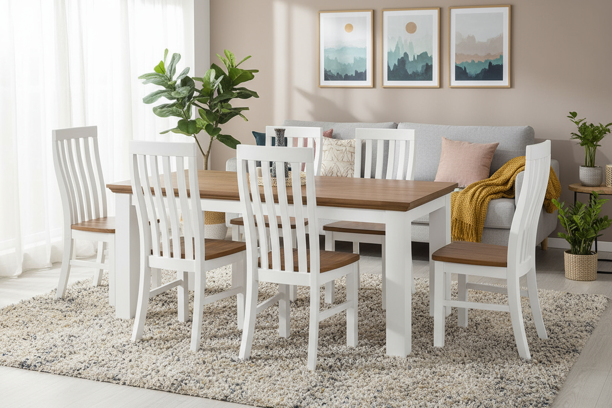 Markham Dining Set - 6 Seater