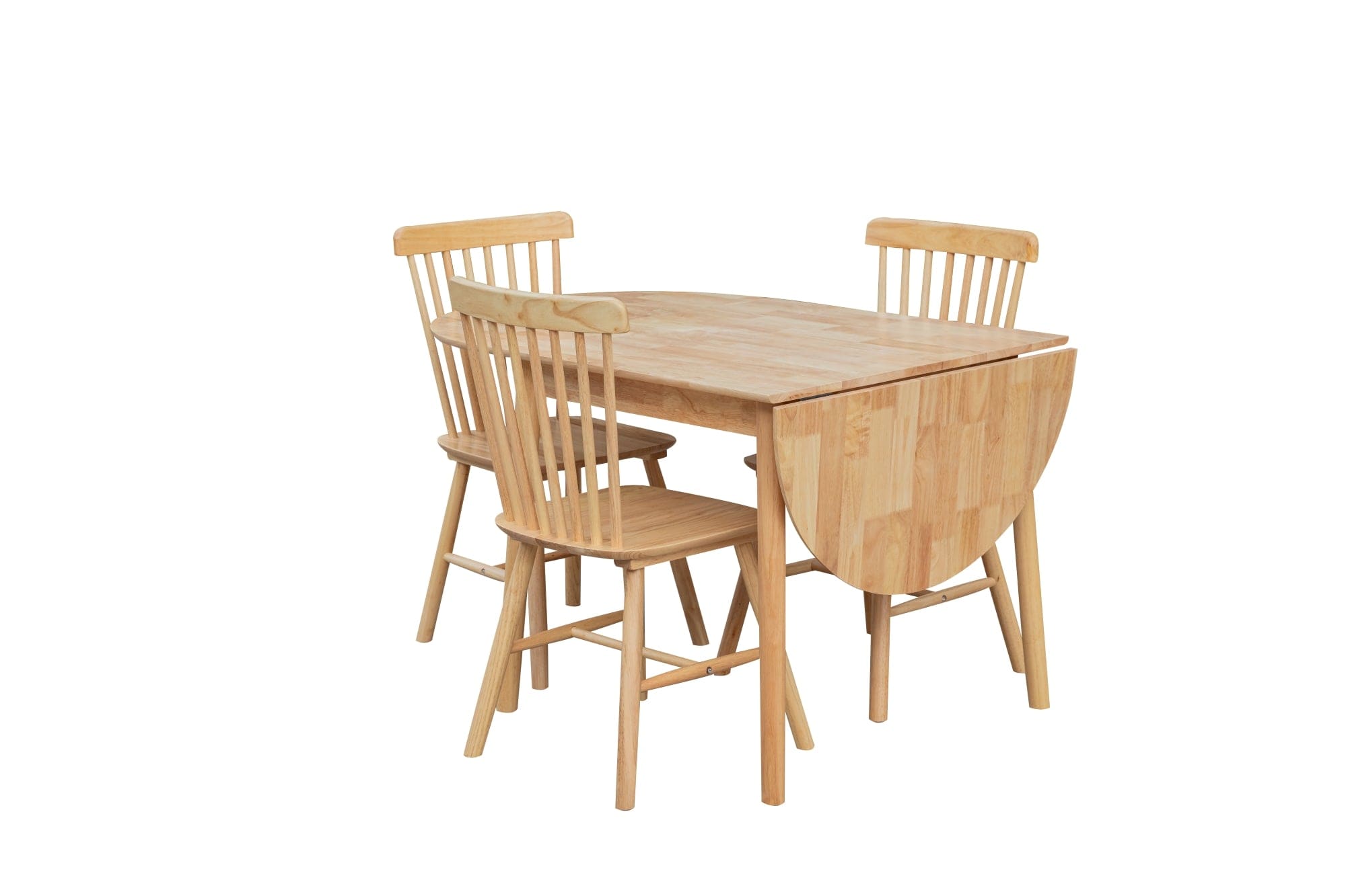 Bro Deals Kitchen & Dining Furniture Sets Orlando Drop Leaf Dining Table with 4 Chairs