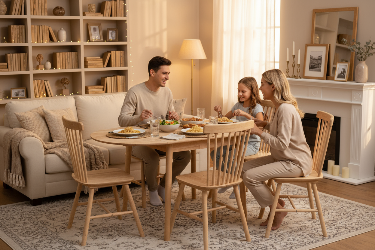 Orlando Drop Leaf Dining Table with 4 Chairs