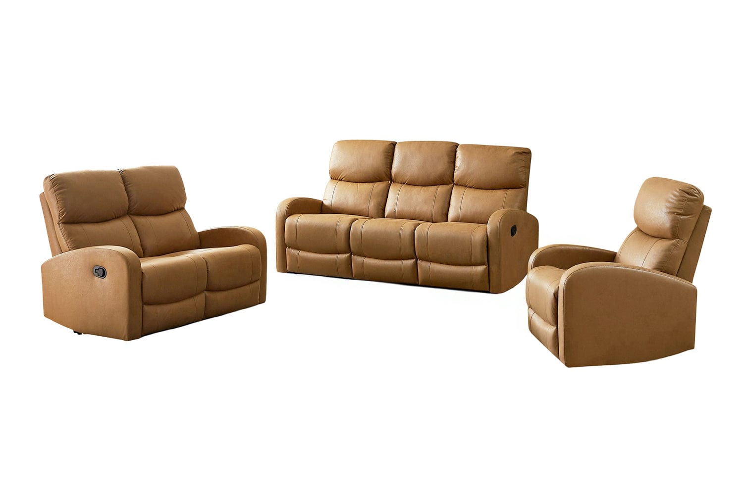 BroDeals 3 seater Sofa Ruth Manual Recliner 3 Seater Sofa