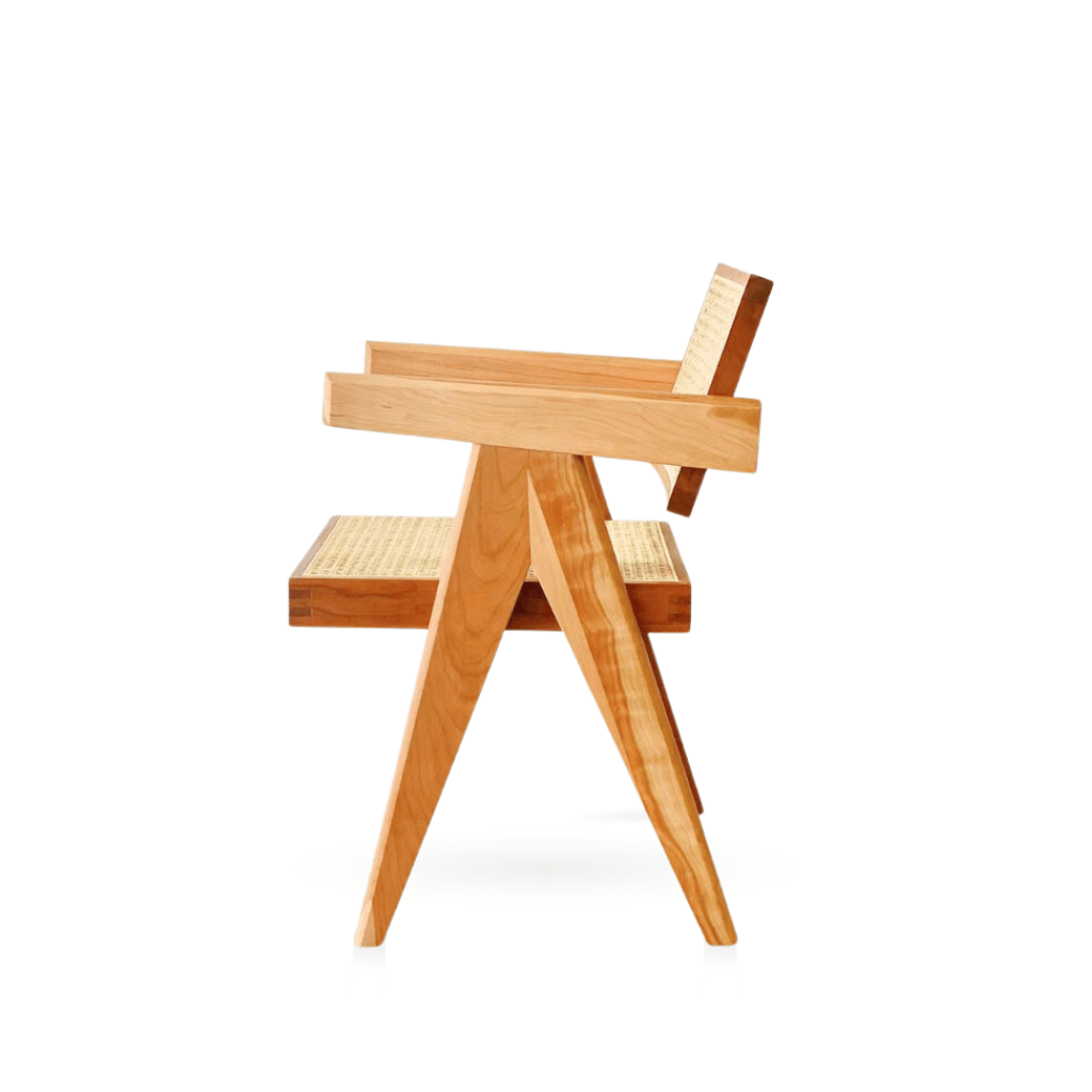 BroDeals Accent Chair Liverpool Rattan Armchair | Dining Chair - Natural