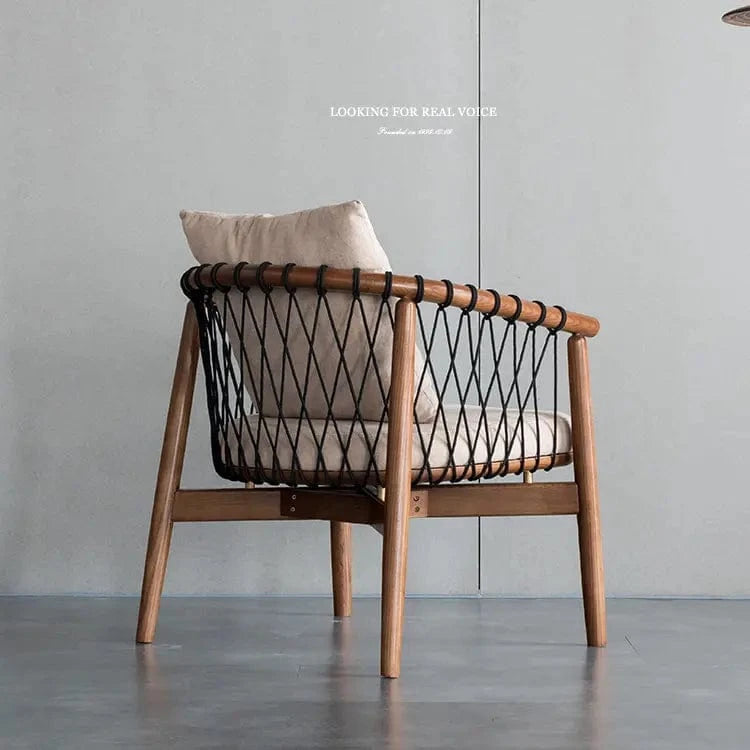 BroDeals Arm Chairs, Recliners & Sleeper Chairs Rope Armchair - American Ash