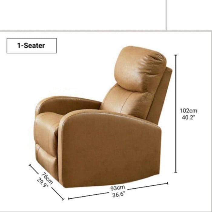 BroDeals Arm Chairs, Recliners & Sleeper Chairs Ruth Manual Recliner Single Seater Sofa
