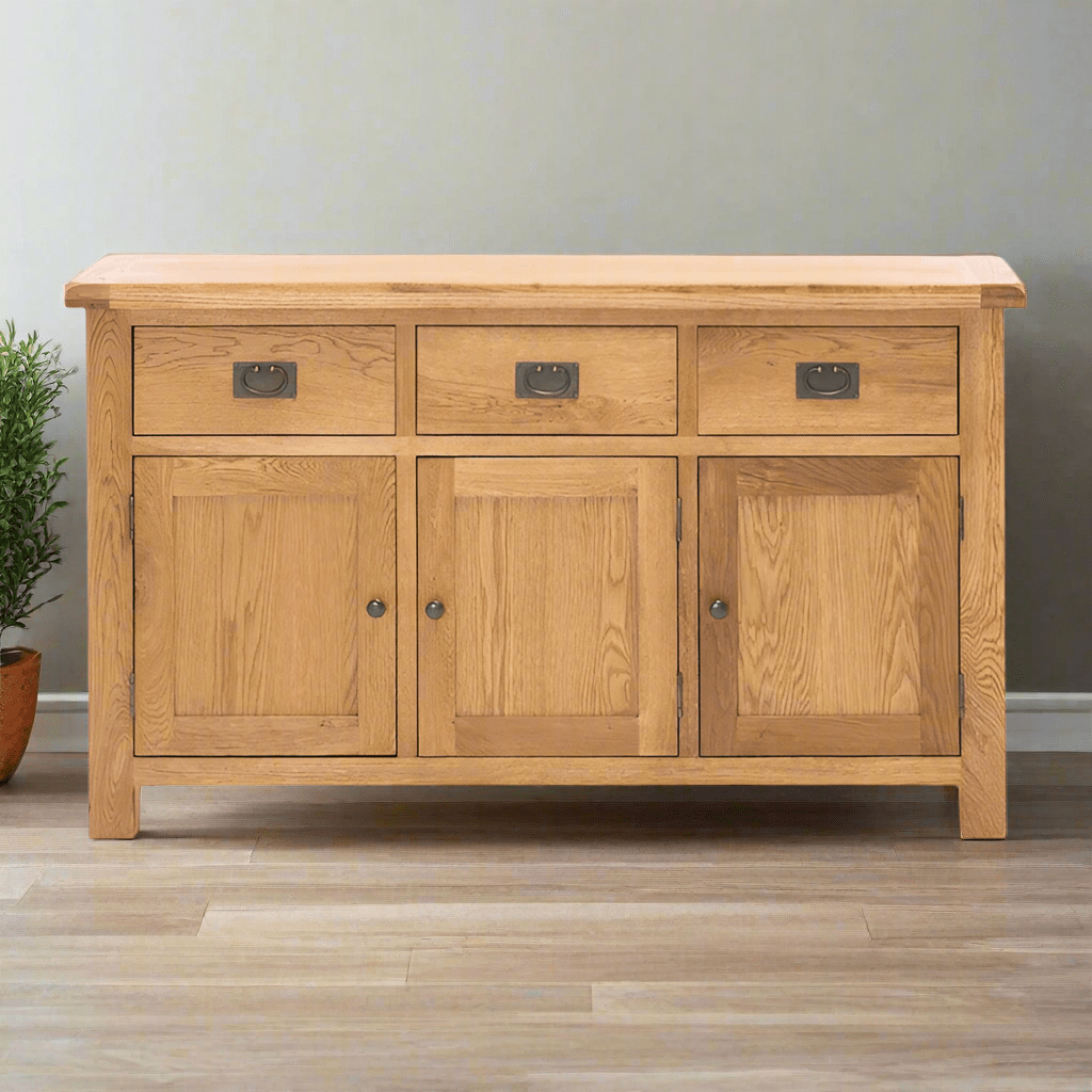 BroDeals Buffet Table, Sideboard Oak Buffet Table