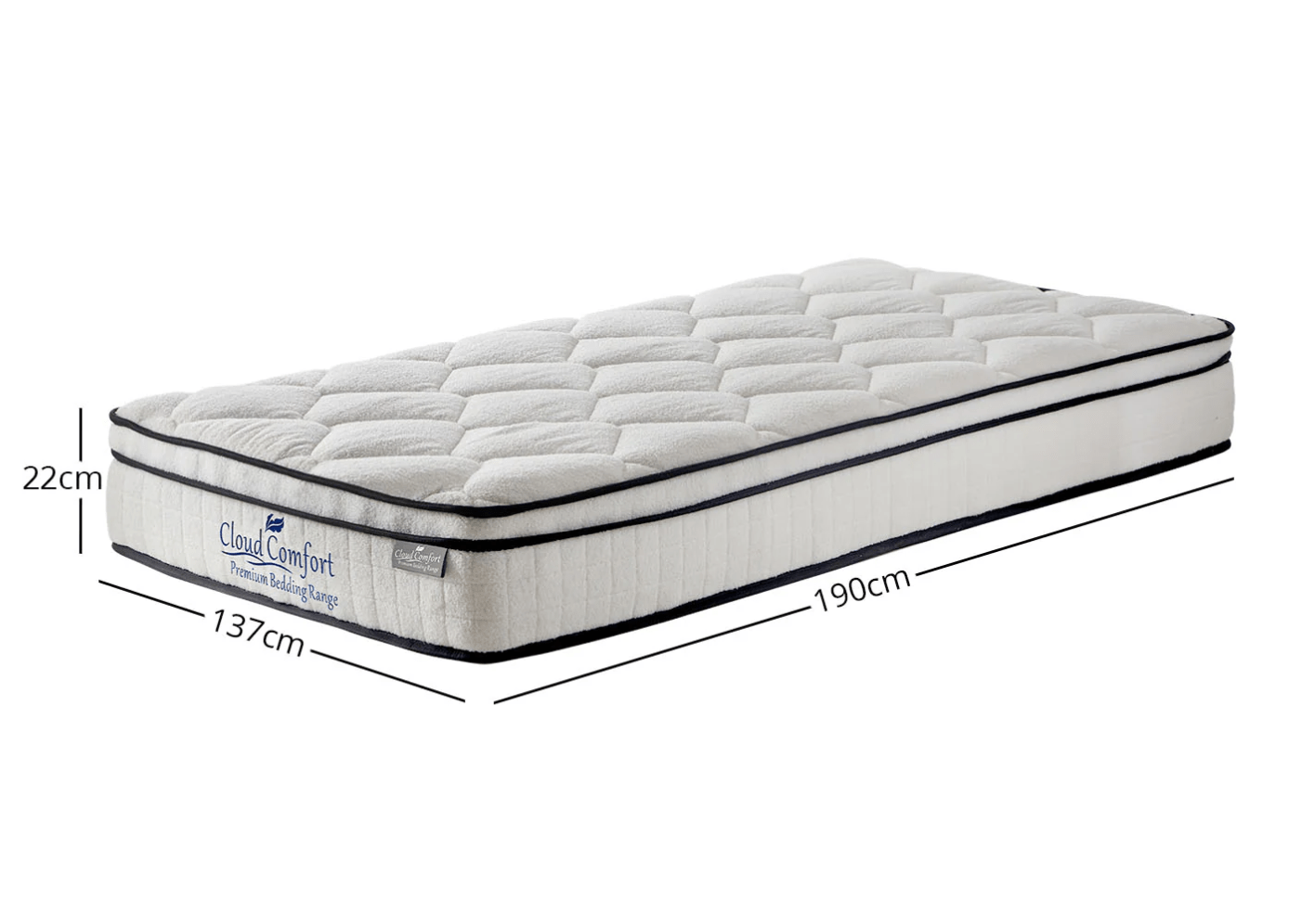 BroDeals Mattresses Cloud Comfort Mattress - Double