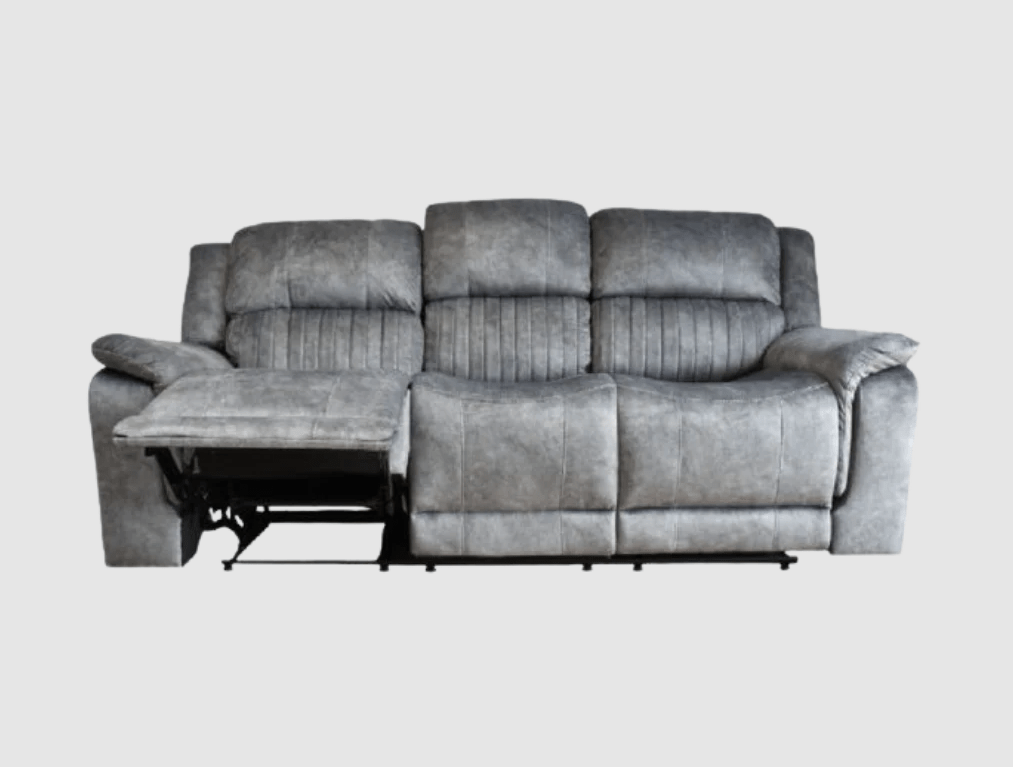BroDeals Sofas Washington Fabric 3RR + R Recliner Suite