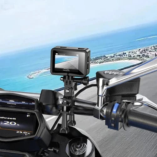 Hoco Bike Camera Sports Camera - Stabilization Anti Shake, 30M Waterproof, Front & Back Dual Screen