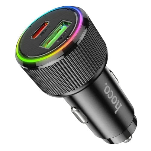 Hoco Car Charger Super Fast Car Charger -Aluminum