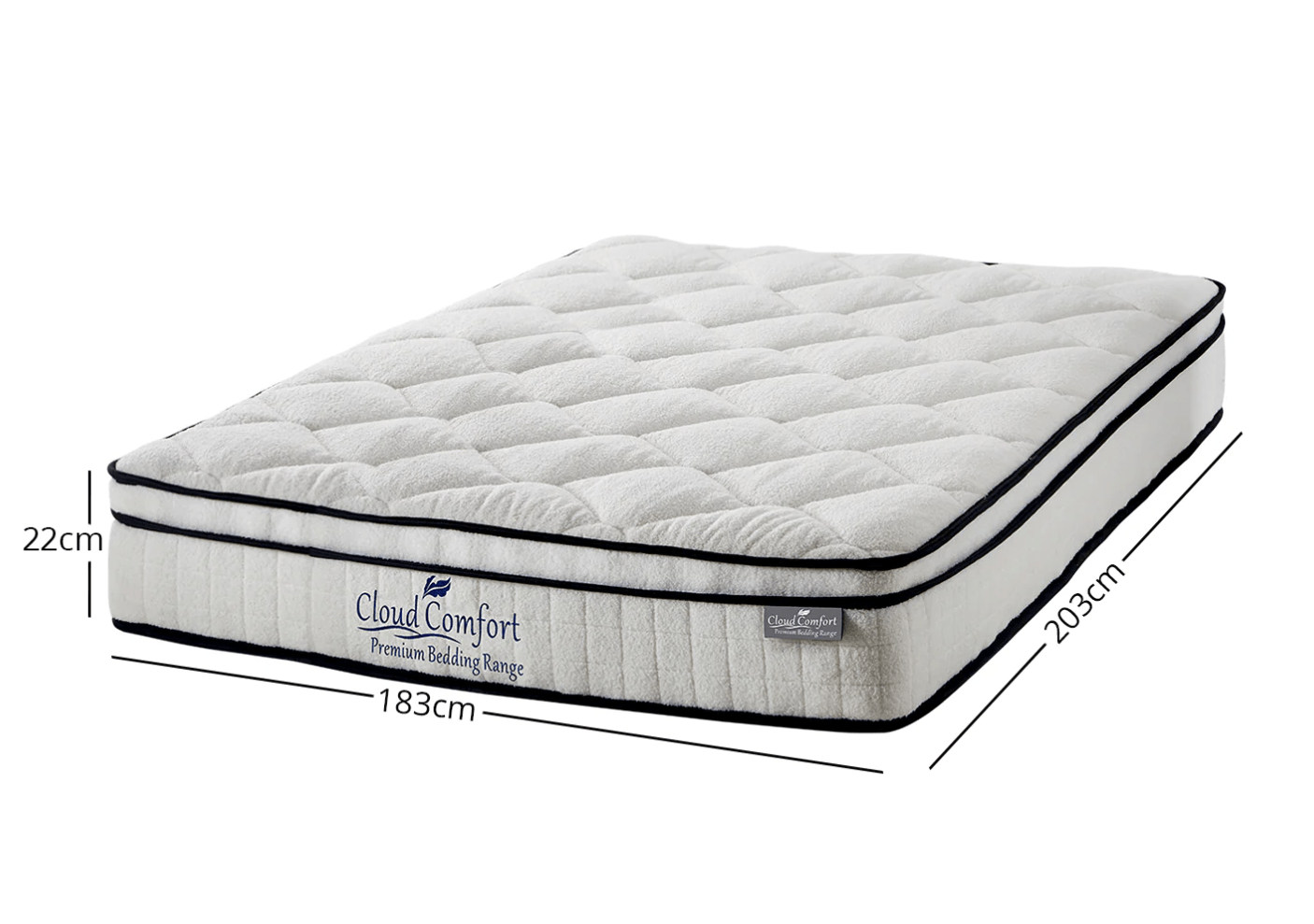 Online8 Mattresses Cloud Comfort Mattress - Super King