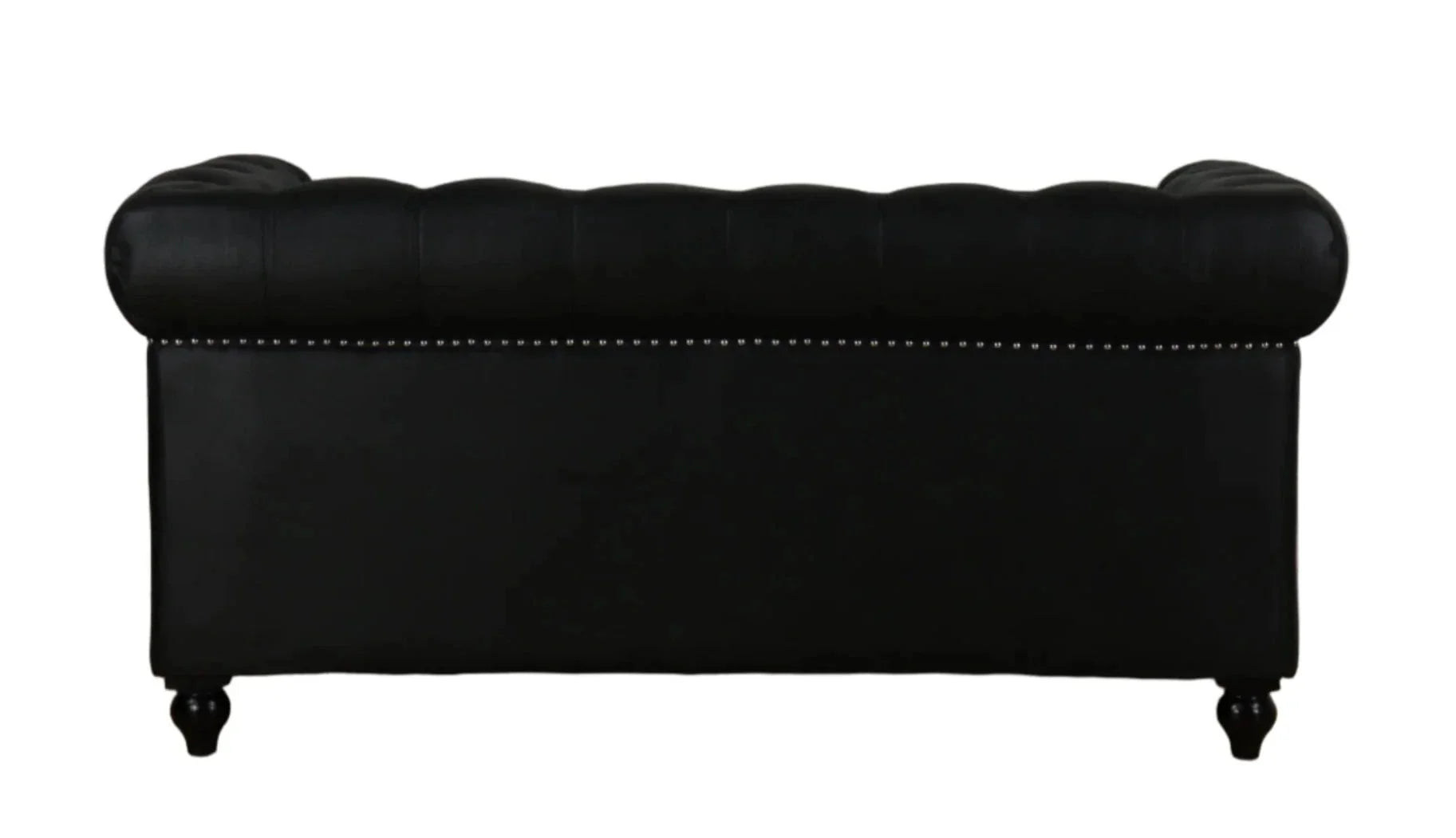 Online8 Chesterfield 2 Seater Sofa - Black Sofas