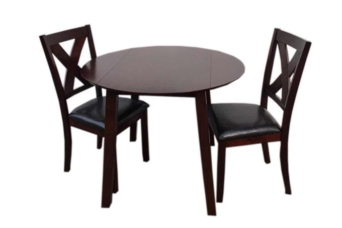 Bro Deals Kitchen & Dining Room Chairs Hammis Dining Set 3Pcs