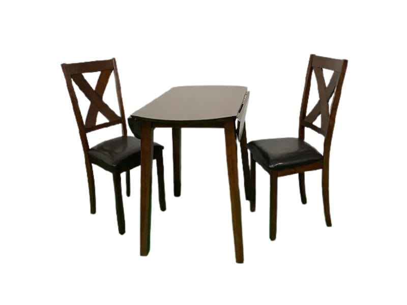 Bro Deals Kitchen & Dining Room Chairs Hammis Dining Set 3Pcs