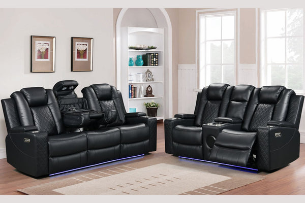 Monroe Dual Motor Recliner Lounge Suite