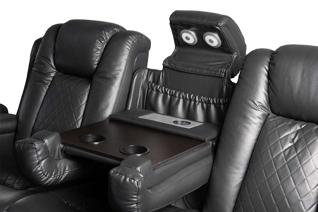 Monroe Dual Motor Recliner Lounge Suite
