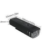 1000-Lumen Rechargeable Front & Rear Cycling Light Set