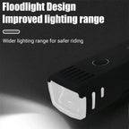 1000-Lumen Rechargeable Front & Rear Cycling Light Set