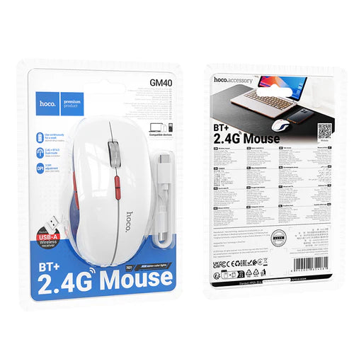 Ergonomic Wireless Mouse with Nano Receive