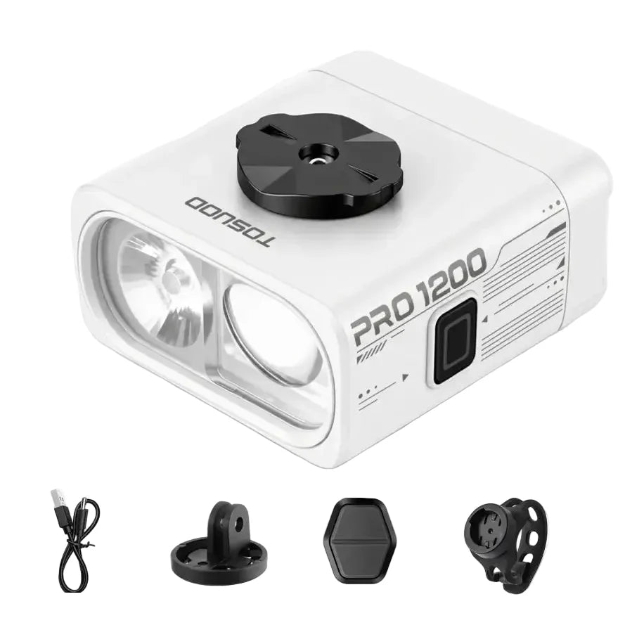 1200 lumen bike front light, view 5