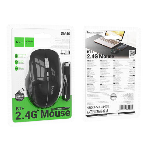 Ergonomic Wireless Mouse with Nano Receive