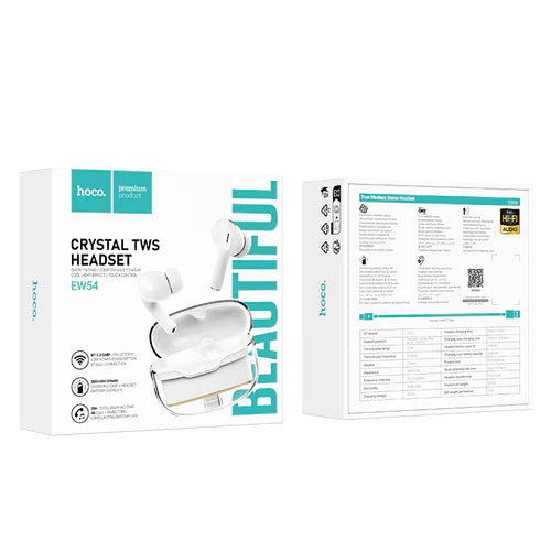 TWS Earbud with Crystal Clear Body, 4 Hours