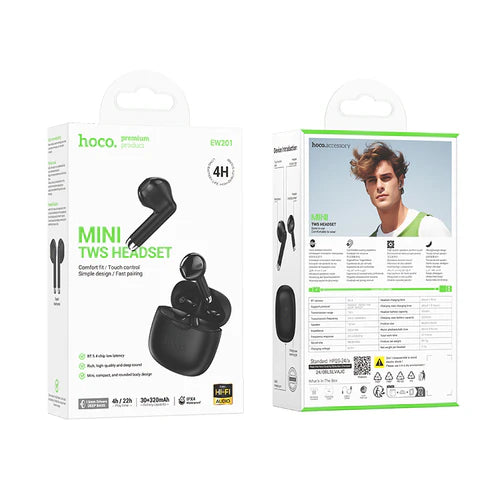 WS Earbud with Deep Bass, IPX4, 4 Hours
