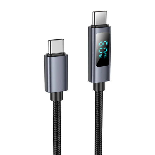Fast Charging Nylon Braided Cable with LED
