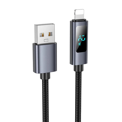 Fast Charging Nylon Braided Cable with LED