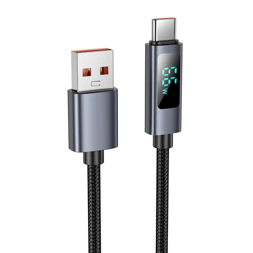 Fast Charging Nylon Braided Cable with LED