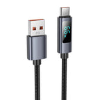 Fast Charging Nylon Braided Cable with LED