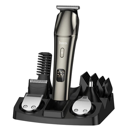 Electric Hair Clipper with IPX6 Waterproofing, LED Battery Display, 7500 RPM