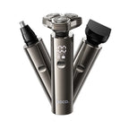 3 in 1 Grooming Set with Shaver, Hair Clipper, Nose Hair Trimmer