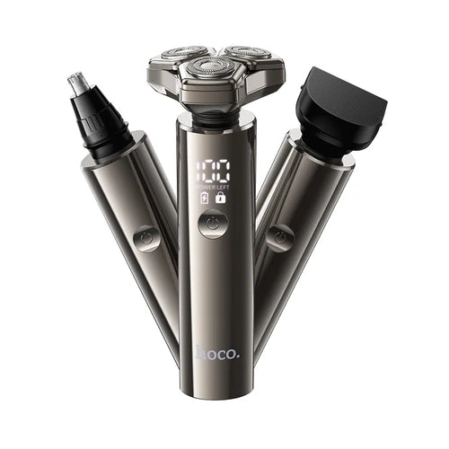 3 in 1 Grooming Set with Shaver, Hair Clipper, Nose Hair Trimmer
