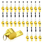Professional Loud Stainless Steel Whistle with Rope