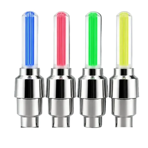 LED bike spoke and valve cap lights