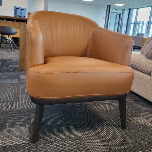 Boston Leather Armchair - Tan