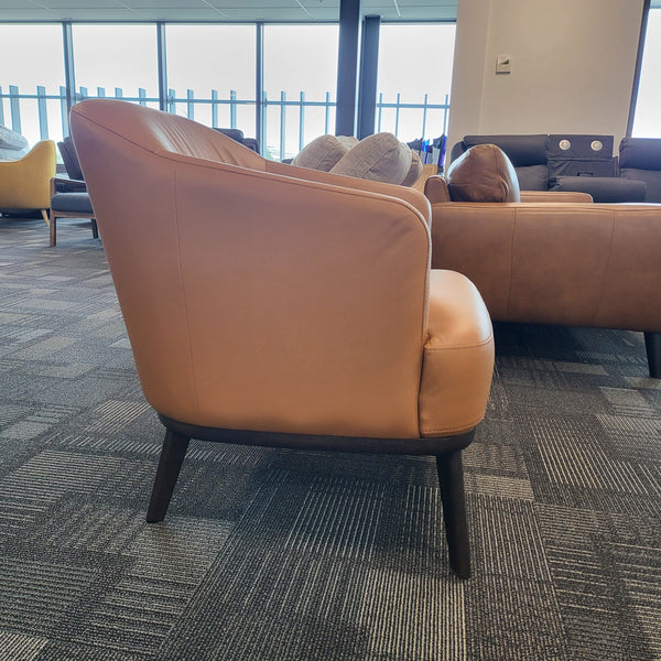 Boston Leather Armchair - Tan
