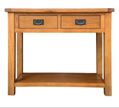 Oak Console Table