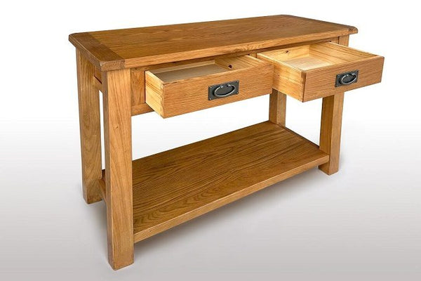 Oak Console Table