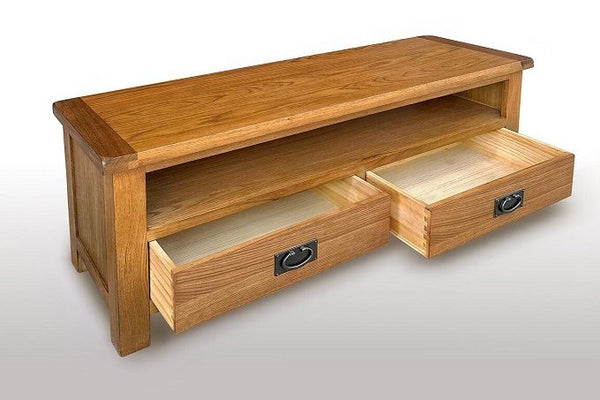 Oak Entertainment Unit - 1200mm