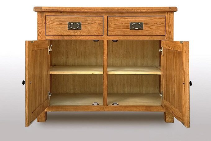 Oak Buffet Table - 1040mm