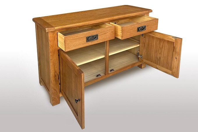 Oak Buffet Table - 1040mm