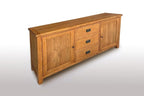 Oak 2 Door & 3 Drawer Buffet Table - 1800mm