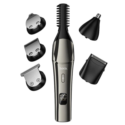 Electric Hair Clipper with IPX6 Waterproofing, LED Battery Display, 7500 RPM