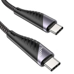 60W PD Nylon Braided Super Fast Charging Cable