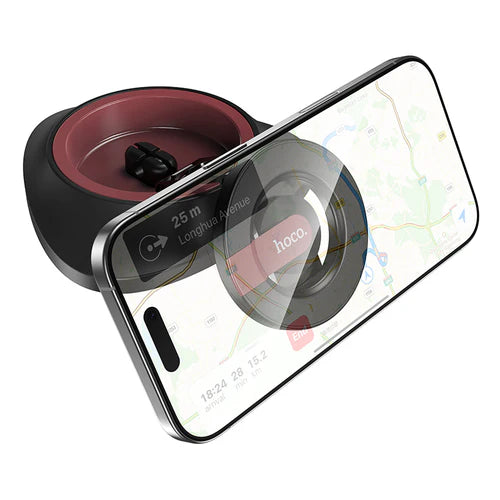 Magnetic Dashboard Phone Holder w/ Extra Wide Base, Rotatable & Foldable Multi-Hinge Arm