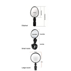 360° Adjustable Bicycle Rearview Mirrors for MTB & Road Bike Handlebars
