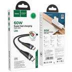 60W PD Nylon Braided Super Fast Charging Cable