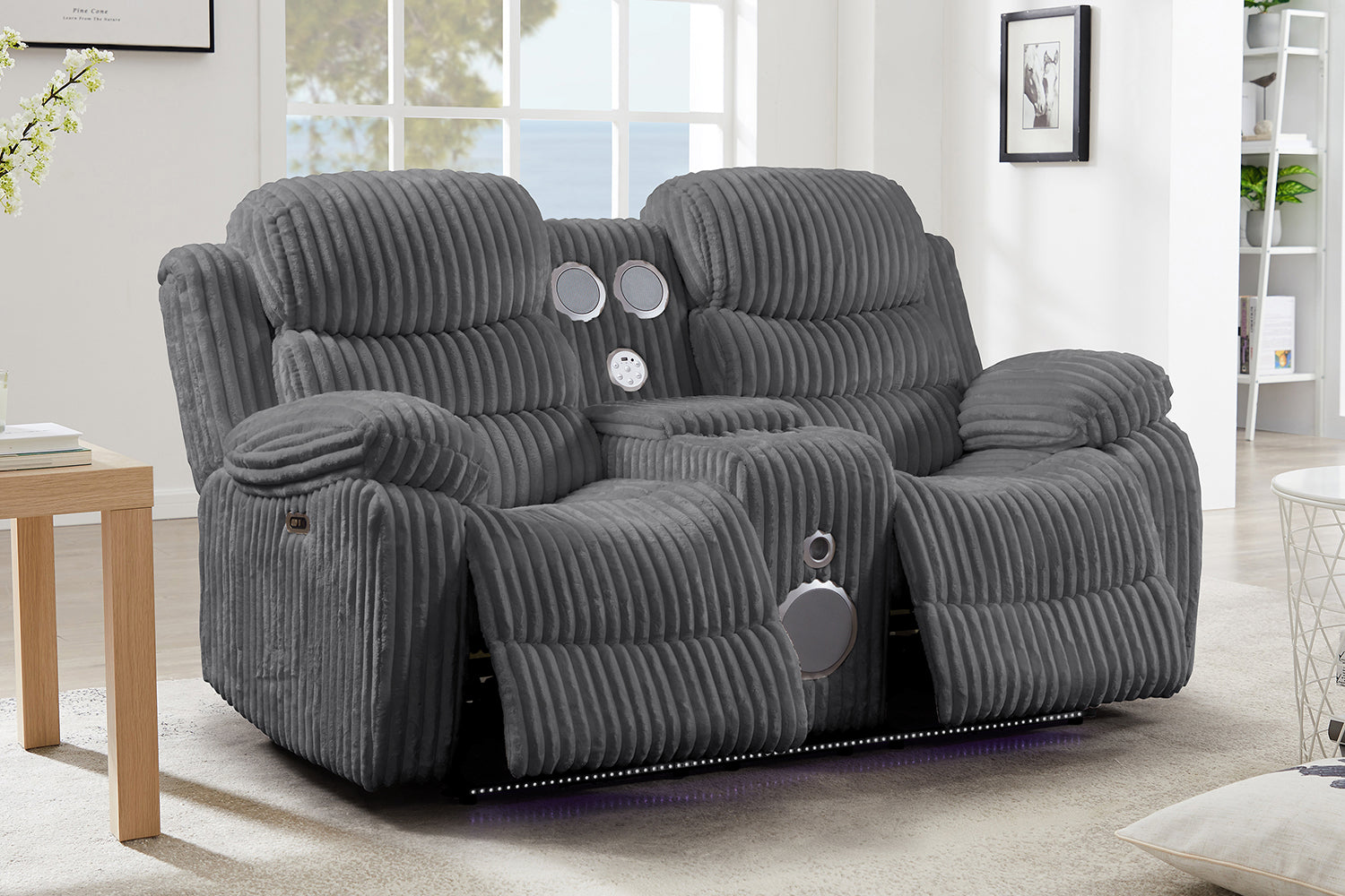 Grace Power Recliner 3+2+1 with Bluetooth Speakers