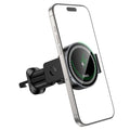 5W Wireless Charging Magnetic 2-in-1 Air Vent Phone Holder – Magnetic or Clamp Mount